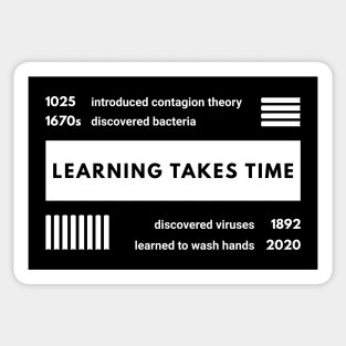 Learning takes time Sticker